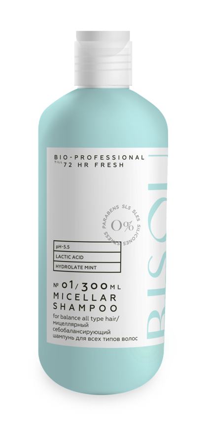 Micelārais šampūns 72 HR FRESH visiem matu tipiem 300ml