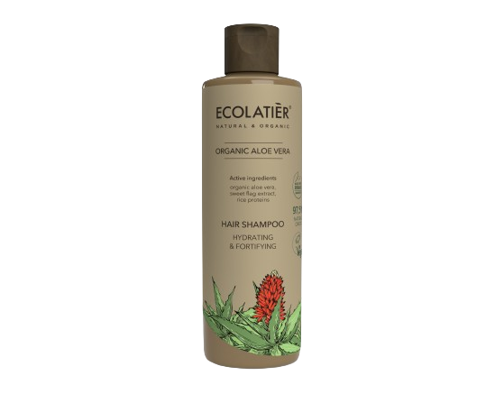 Ecolatier Šampūns matiem Hydrating & Fortifying Organic Aloe Vera, 250 ml