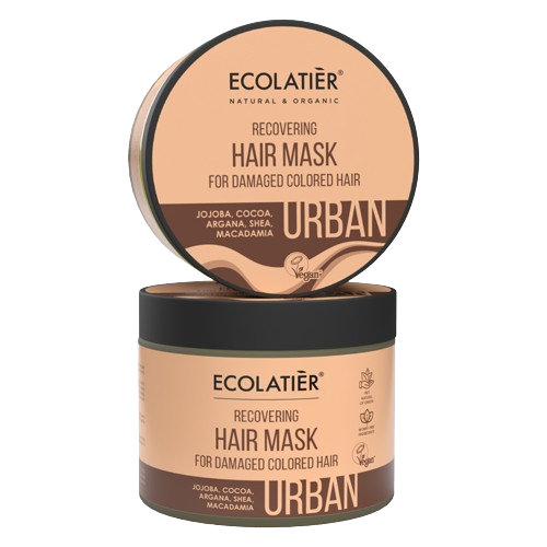 Ecolatier Urban Recovering Matu maska for Damaged Colored Hair, 380 ml