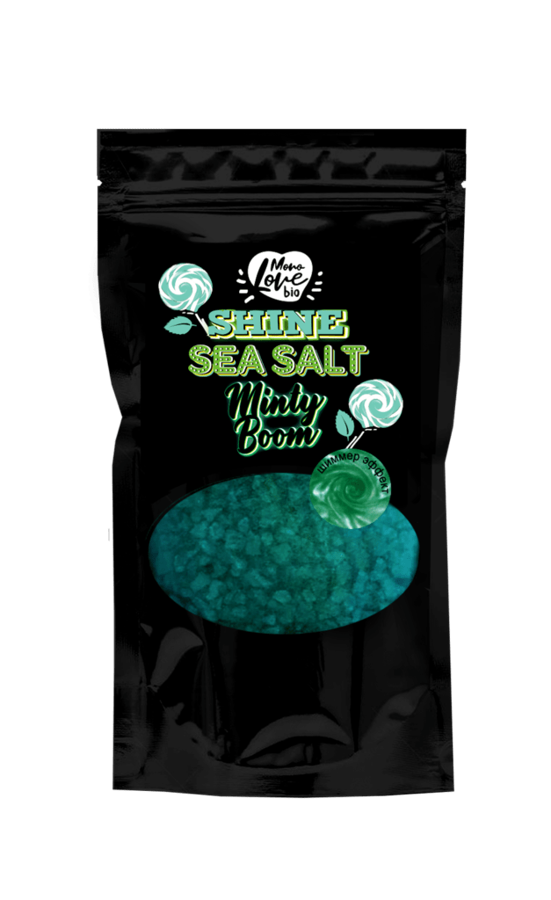 Jūras sāls-mirdzums Minty Boom, 250g