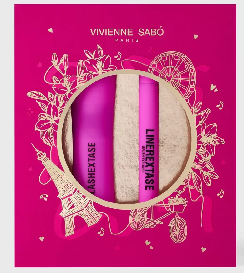 Vivienne Sabo Подарочный набор - Тушь для ресниц LASHEXTASE + Подводка для глаз LINEREXTASE