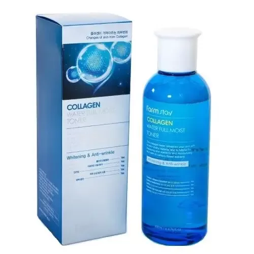 Тоник с коллагеном и увлажняющей водой Farmstay, 200 мл