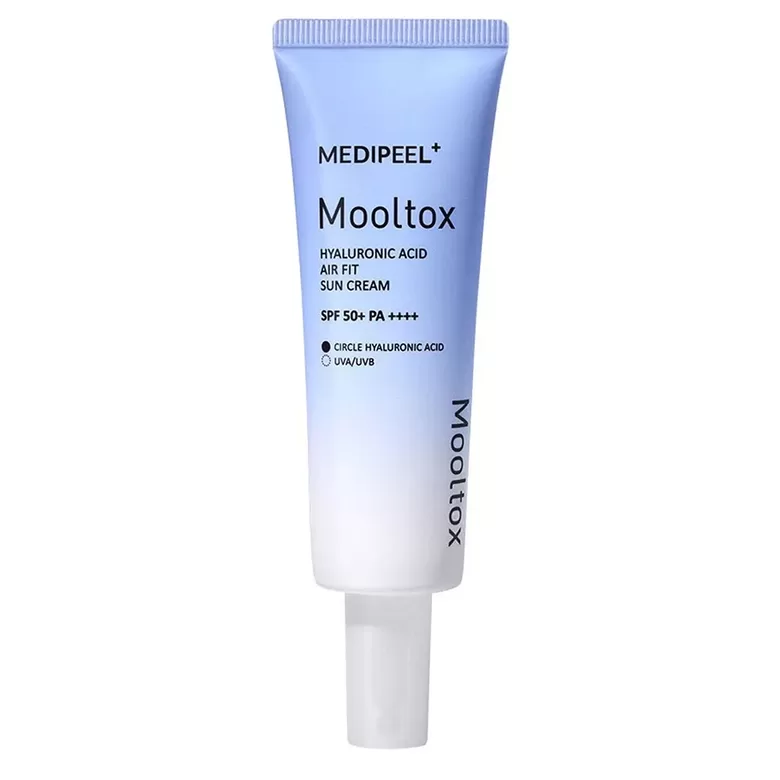 MEDI-PEEL Солнцезащитный крем для лица MOOLTOX HYALURONIC ACID AIR FIT SUN CREAM SPF 50+, 50 г