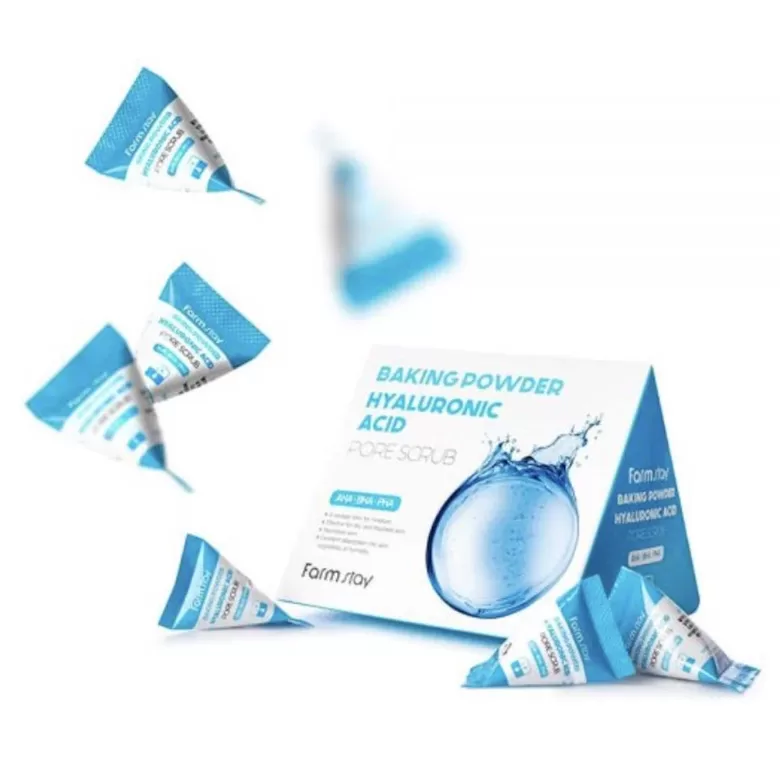 FARMSTAY Скраб с содой и гиалуроновой кислотой для очищения пор (7 г × 25 шт.)