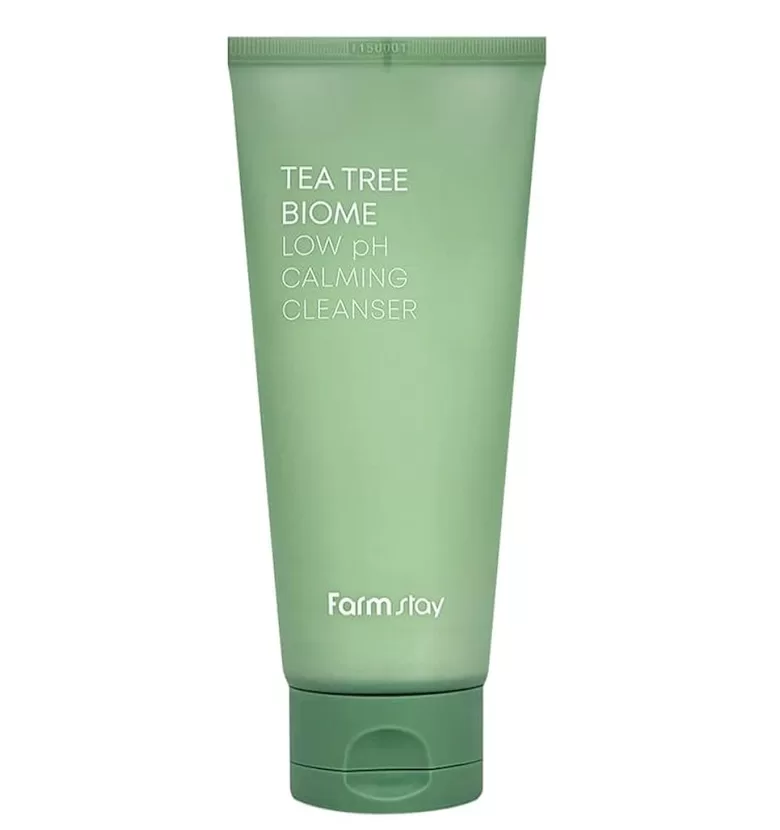 Очищающая пенка с низким pH и чайным деревом FARMSTAY TEA TREE BIOME LOW pH CALMING CLEANSER, 180 мл