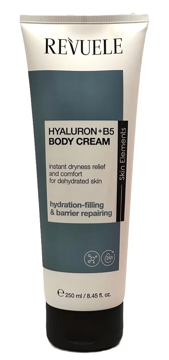 REVUELE Крем для тела с гиалуроновой кислотой и B5, 250 мл