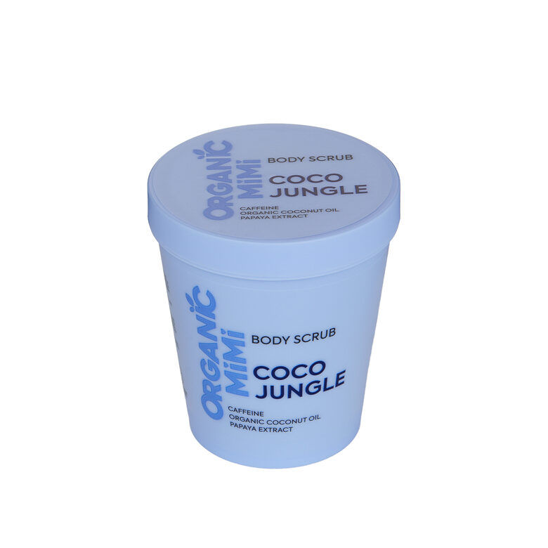 ORGANIC MIMI Body Scrub Coconut and Papaya, 250 g