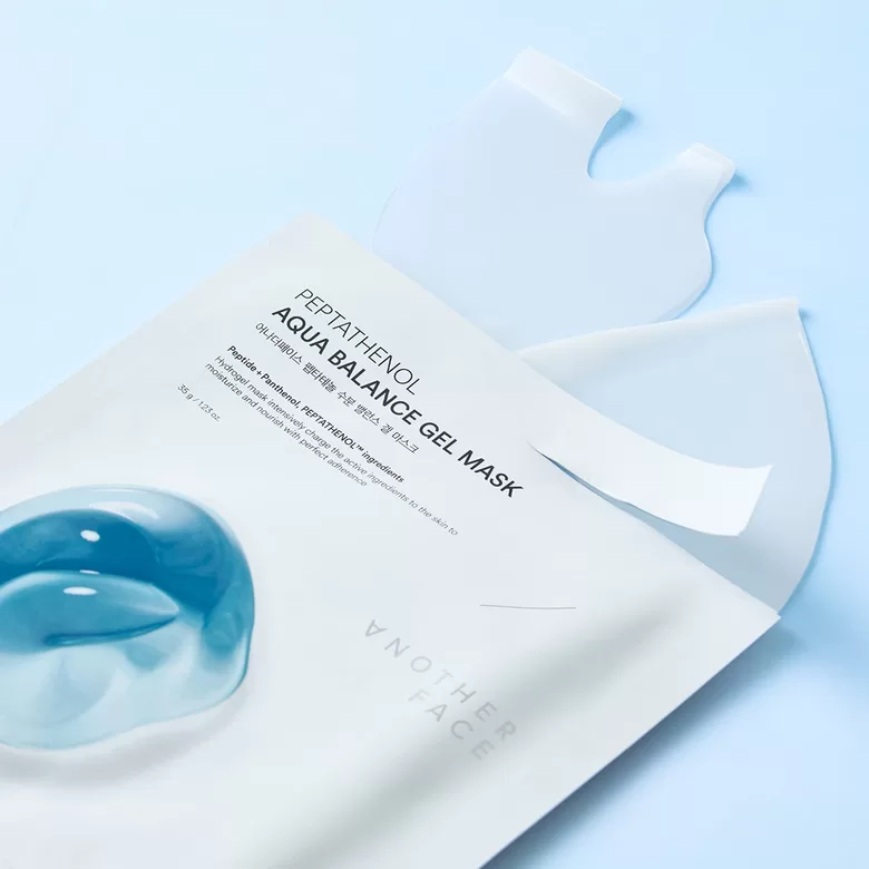Another Face Peptathenol Aqua Balance Gel Mask, 1 gab.
