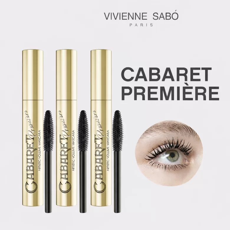 Komplekts 3 gb. Skropstu tuša Vivienne Sabo Cabaret Premiere Artistic Volume Mascara, 9ml Black