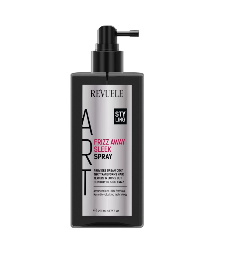 REVUELE Спрей для сглаживания вьющихся волос FRIZZ AWAY SLEEK SPRAY, 200 мл