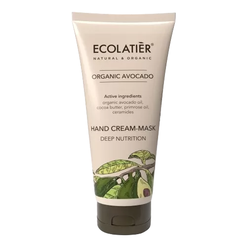 Ecolatier Крем для рук-Mask Deep Nutrition Organic Avocado, 100 мл