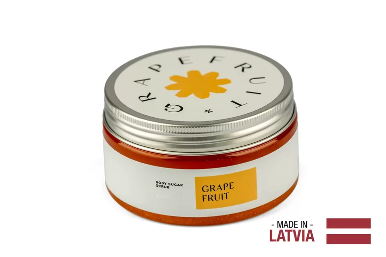 GREENUM Сахарный скраб для тела GRAPEFRUIT, 300 г