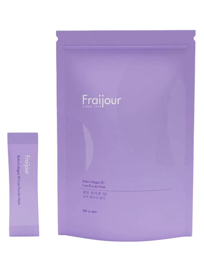 FRAIJOUR Enzīmu pulveris sejas mazgāšanai ar kolagēnu RETIN-COLLAGEN 3D Core, 1g*30ea, jaunums