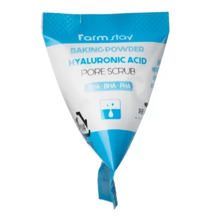 FARMSTAY Скраб с содой и гиалуроновой кислотой для очищения пор, 7г*1шт
