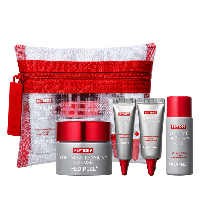 MEDI-PEEL PEPTIDE 9 VOLUME BIO TOX TRIAL KIT, набор для ухода за зрелой кожей лица