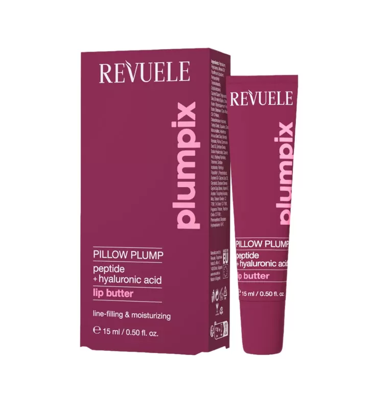 Бальзам для губ с эффектом объёма REVUELE PILLOW PLUMP, 15 мл