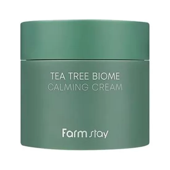 FARMSTAY Успокаивающий крем с экстрактом чайного дерева Tea Tree Biome, 80 мл
