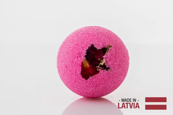 GREENUM Бомбочка для ванны RED ROSE, 125 г