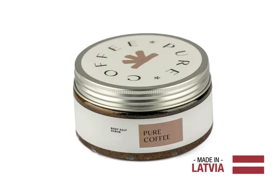 GREENUM Солевой скраб для тела PURE COFFEE, 320 г