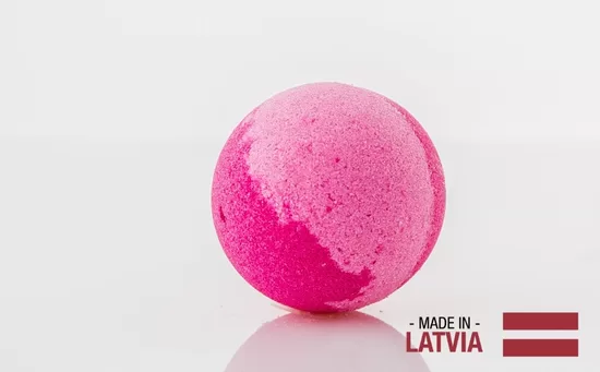 GREENUM Бомбочка для ванны RASPBERRY, 125 г
