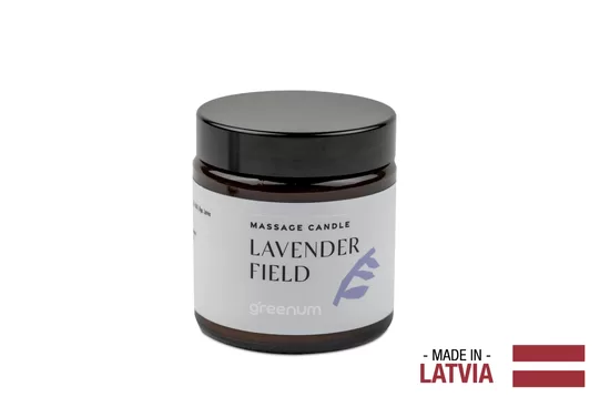 GREENUM Массажная свеча LAVENDER FIELD, 100 г