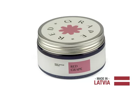 GREENUM Сахарный скраб для тела RED GRAPE, 300 г