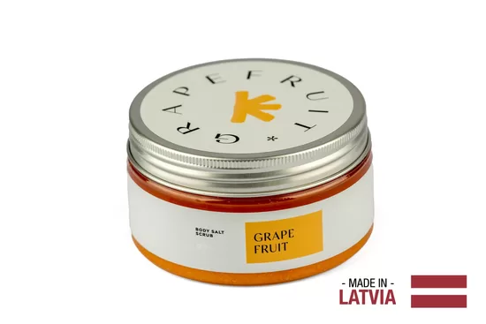 GREENUM Солевой скраб для тела GRAPEFRUIT, 320 г