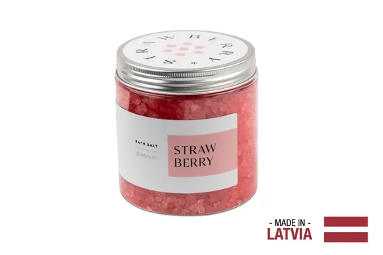 GREENUM Соль для ванны STRAWBERRY, 600 г