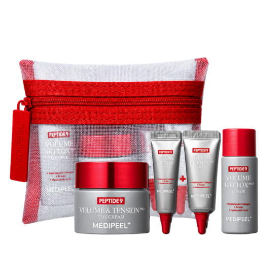 MEDI-PEEL PEPTIDE 9 VOLUME BIO TOX TRIAL KIT, набор для ухода за зрелой кожей лица