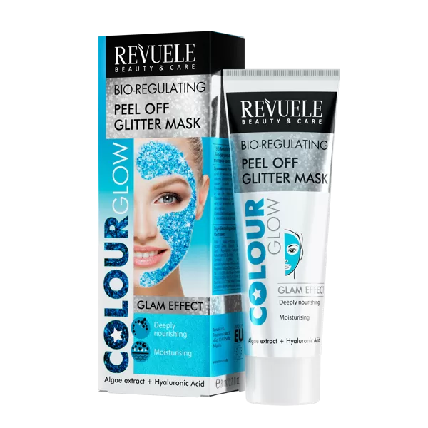 REVUELE COLOR GLOW BLUE Bio-regulating Peel Off Mask 80ml