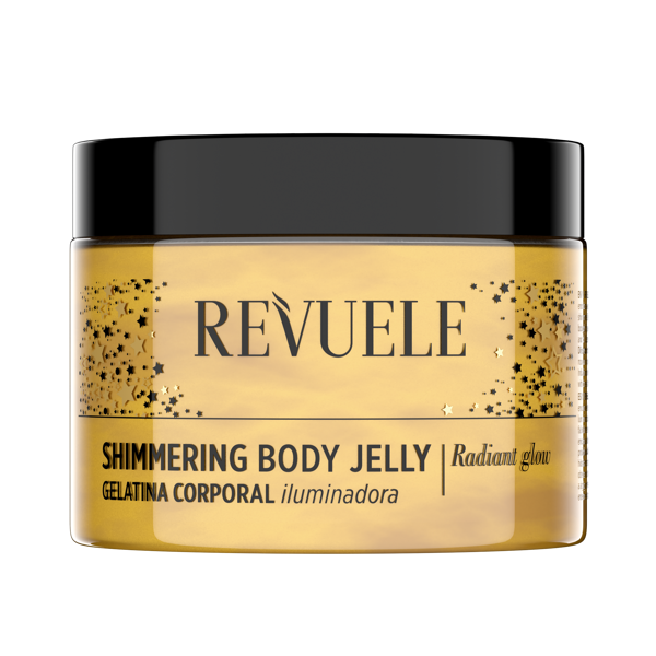 REVUELE Shimmering GOLD Body Jelly, 400 ml