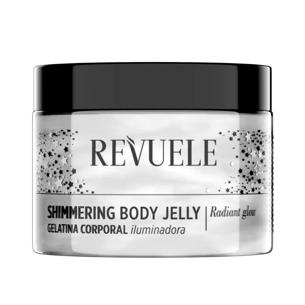 REVUELE Shimmering SILVER Body Jelly, 400 ml