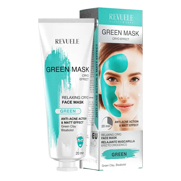 REVUELE GREEN MASK CRYO EFFECT, 80 ml