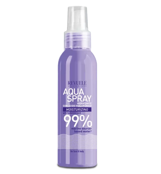 "REVUELE AQUA SPRAY MOISTURISING FOR FACE AND BODY 200ml"