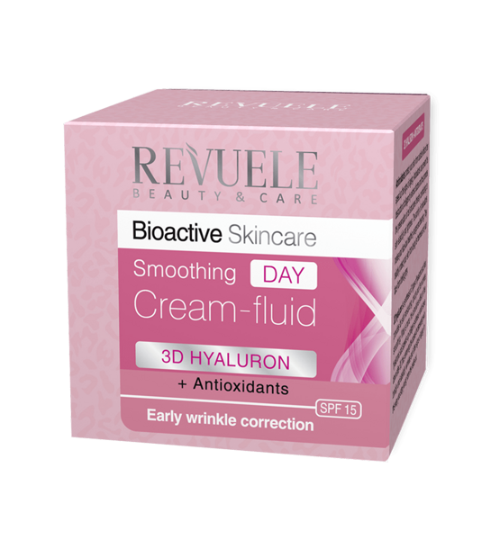 "REVUELE BIOACTIVE 3D HYALURON SMOOTHING DAY CREAM-FLUID 50ml"