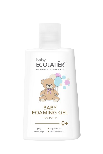 Ecolatier Baby Baby Foaming Gel "Toe-to-Tip" 0+  , 250 ml