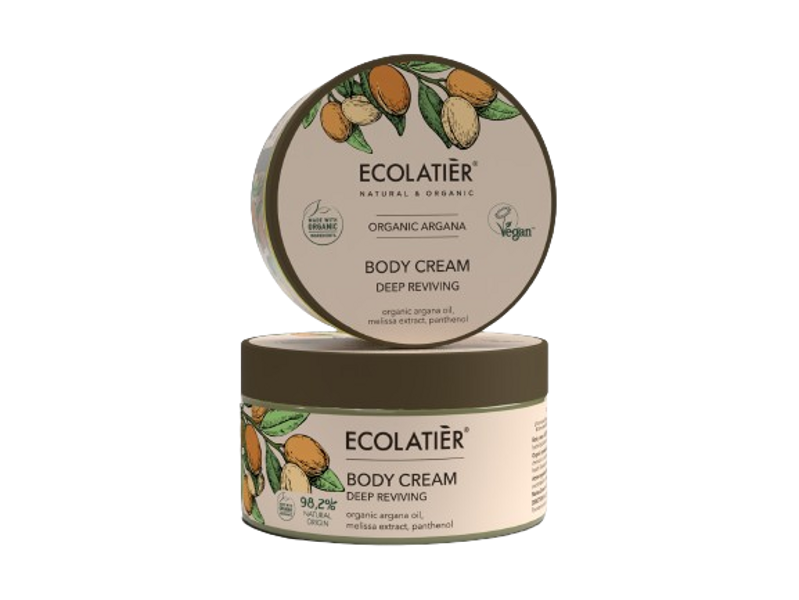 Ecolatier Body Cream Deep Reviving Organic Argana, 250 ml