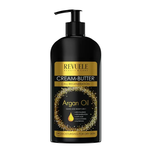 REVUELE ARGAN OIL Cream-Butter Hand & Body 5 in 1, 400ml