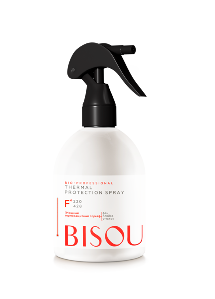 Termoaizsargājošs sprejs matiem, Bisou BIO Professional, 285 ml