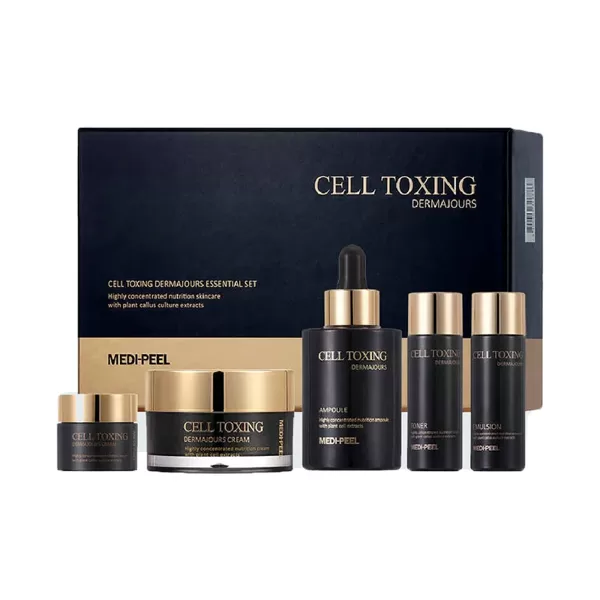 CELL TOXING DERMAJOURS ESSENCIAL SET, 100ml*1ea 50g*1ea 30ml*2ea