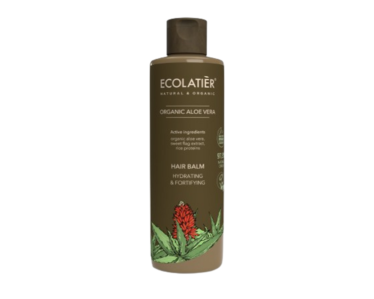 Ecolatier Hair Balm Hydrating & Fortifying Organic Aloe Vera, 250 ml
