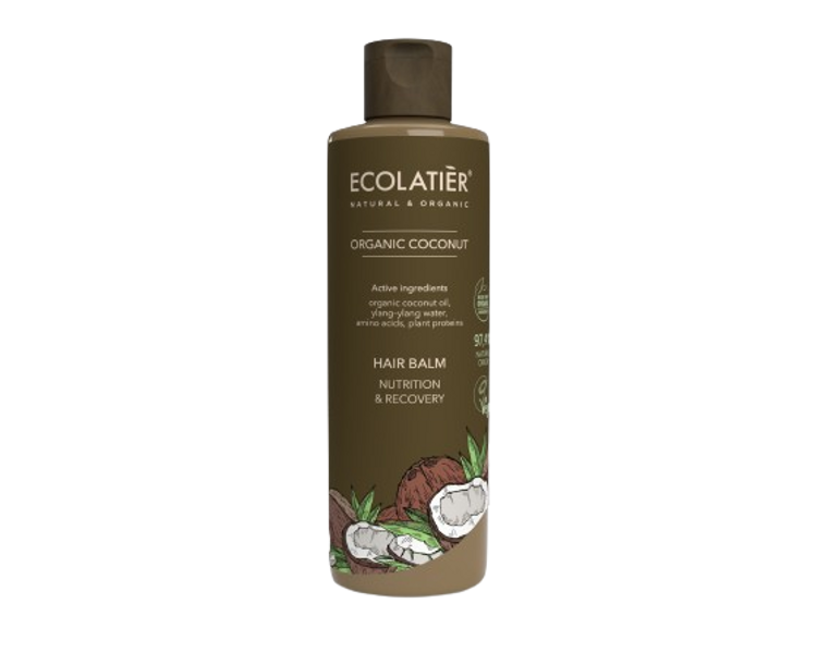 Ecolatier Hair Balm Nutrition & Recovery Organic Coconut, 250 ml