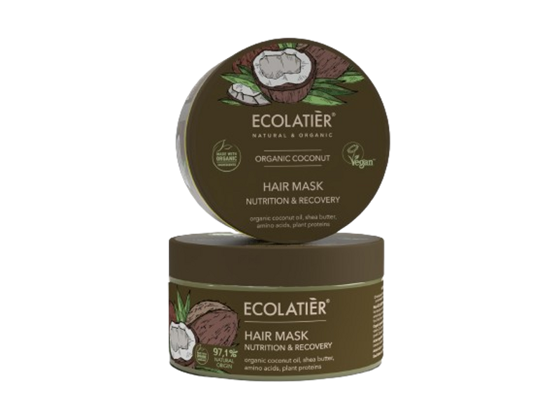 Ecolatier Matu maska Nutrition & Recovery Organic Coconut, 250 ml