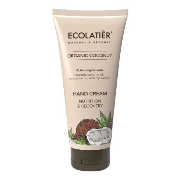 Ecolatier Крем для рук Nutrition & Recovery Organic Coconut, 100 мл