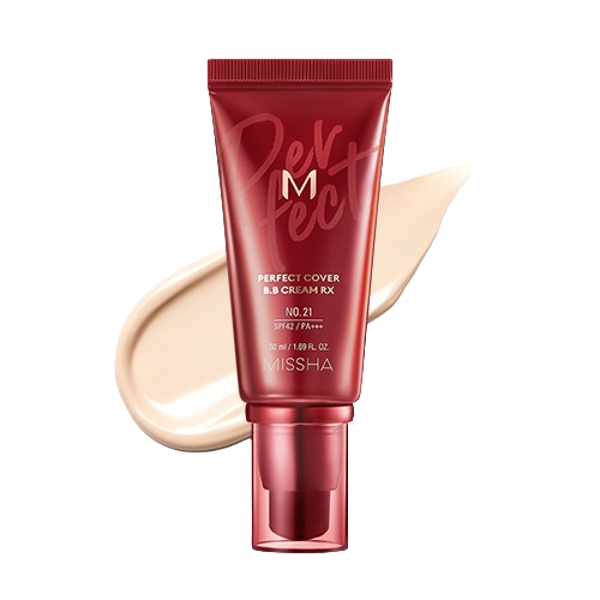 MISSHA M Perfect Cover BB cream №21 (Light Beige) SPF42, 50ml