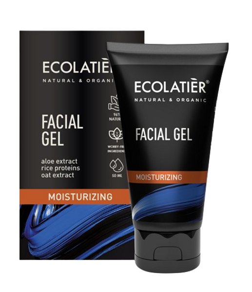 Ecolatier Power Mitrinoša sejas želeja, 50 ml