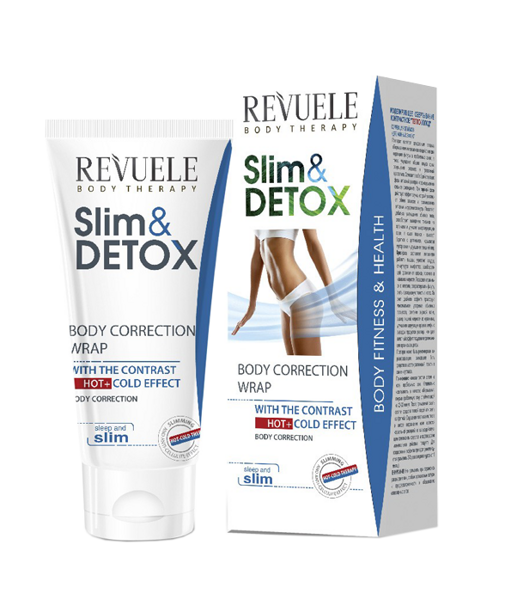 "REVUELE SLIM & DETOX CORRECTING BODY WRAP with contrast hot+cold effect 200ml"