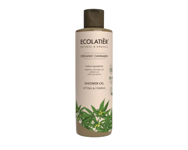 Ecolatier Shower Oil Lifting & Firming Organic Cannabis, 250 ml