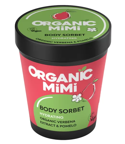 Organic Mimi Ķermeņa sorbets Hydrating Arnica & Cherry, 200 ml