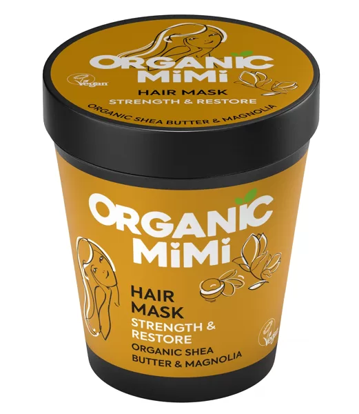 Organic Mimi Hair Mask Strength & Restore Shea & Magnolia, 200 ml